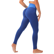 Charger l'image dans la galerie, GRID Leggings Royal Blue Gregorium's Emporium Yoga Pants Tights