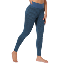 Charger l'image dans la galerie, GRID Leggings Teal Gregorium's Emporium Yoga Pants Tights