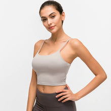 Charger l'image dans la galerie, NFF Crop Top Sports Bra Mink Ash Gregorium's Emporium