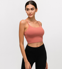 Charger l'image dans la galerie, NFF Crop Top Sports Bra Smokey Red Front Gregorium's Emporium